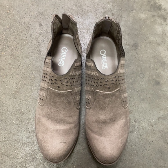 7.5 women’s Carlos Santana slip on ankle booties - Picture 2 of 7